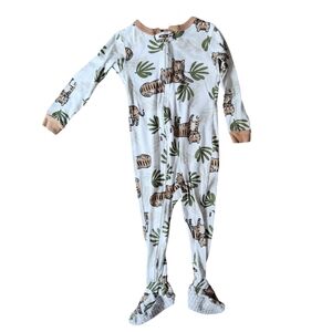 Carter's Tiger Long Sleeve One-piece Footed Sleeper Pajamas Size 24 months